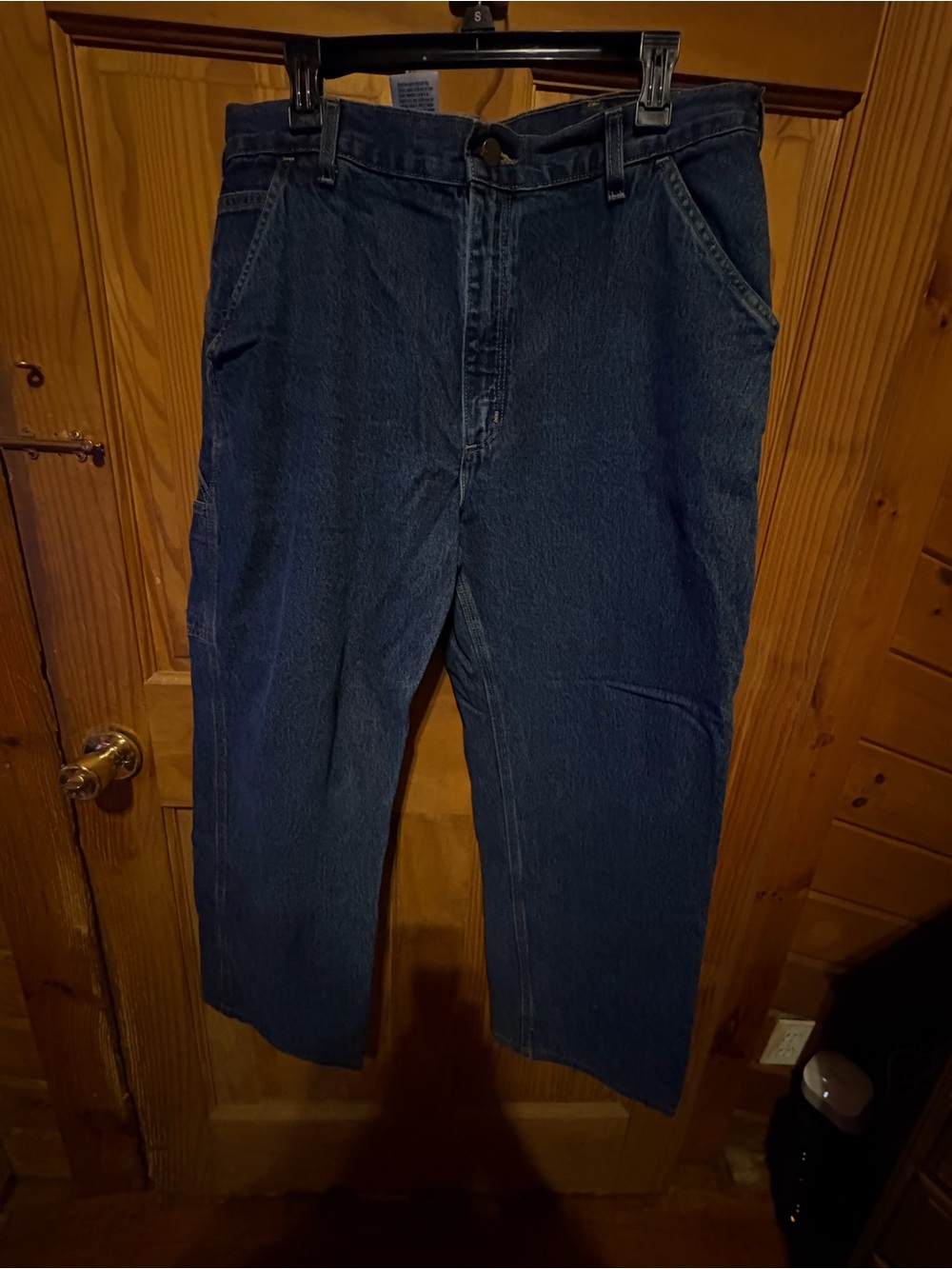 Men's Dark Blue Relaxed Fit Jeans 38X30
